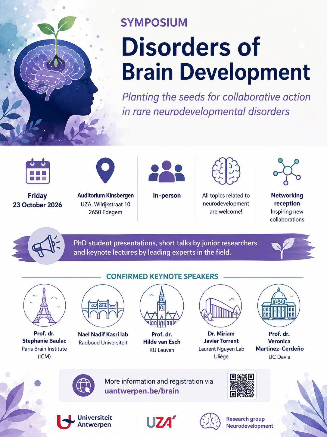 Symposium: Disorders of Brain Development – Planting the seeds for collaborative action in rare neurodevelopmental disorders